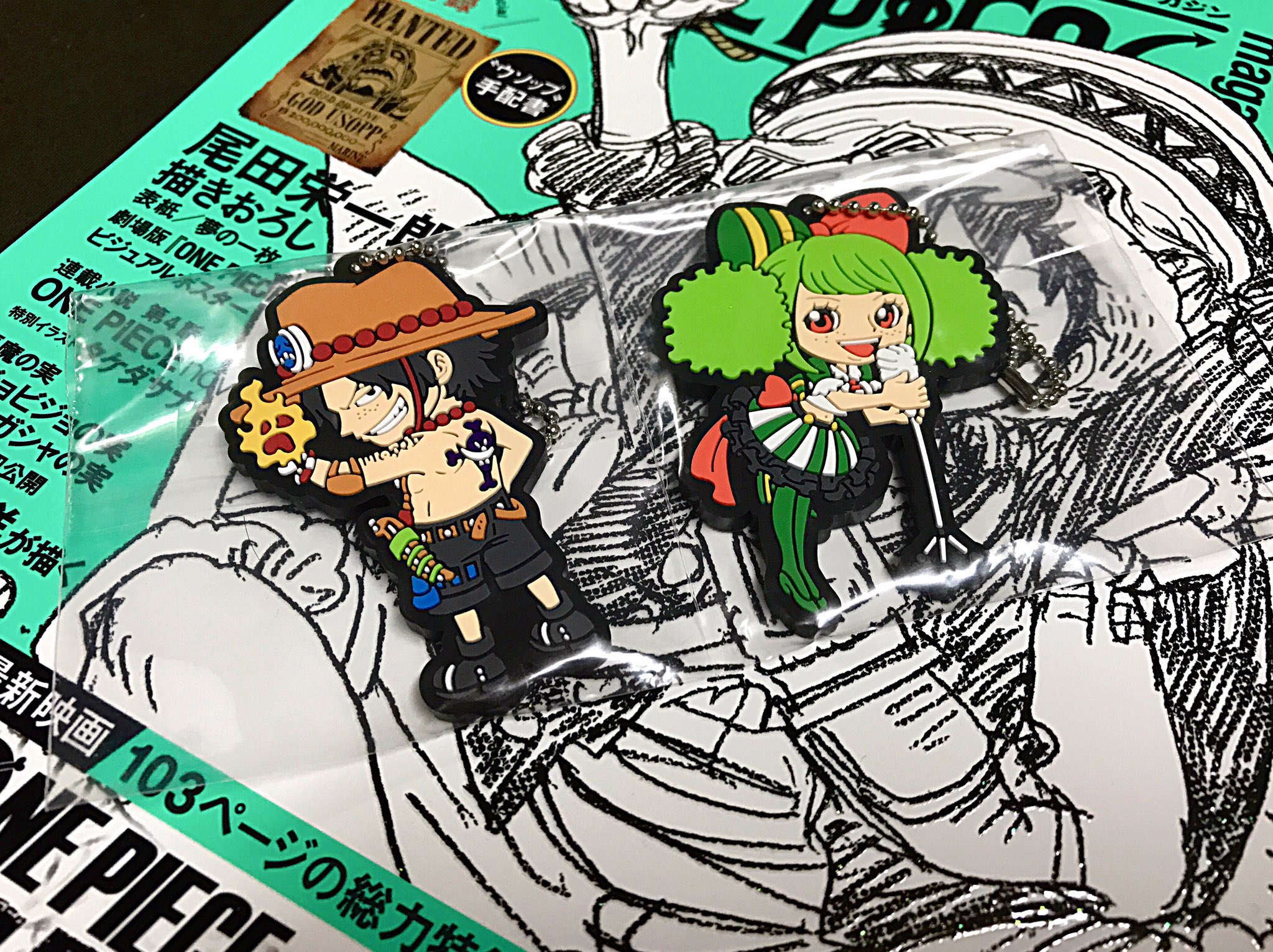 かむちん 嫌われかむちゃん 記念にひいた一番くじで 歌姫アンさん エース セット手に入れました 一番くじのシークレット ヽ ノバンザイ Greeeen 歌姫アン Grcrew ワンピーススタンピード