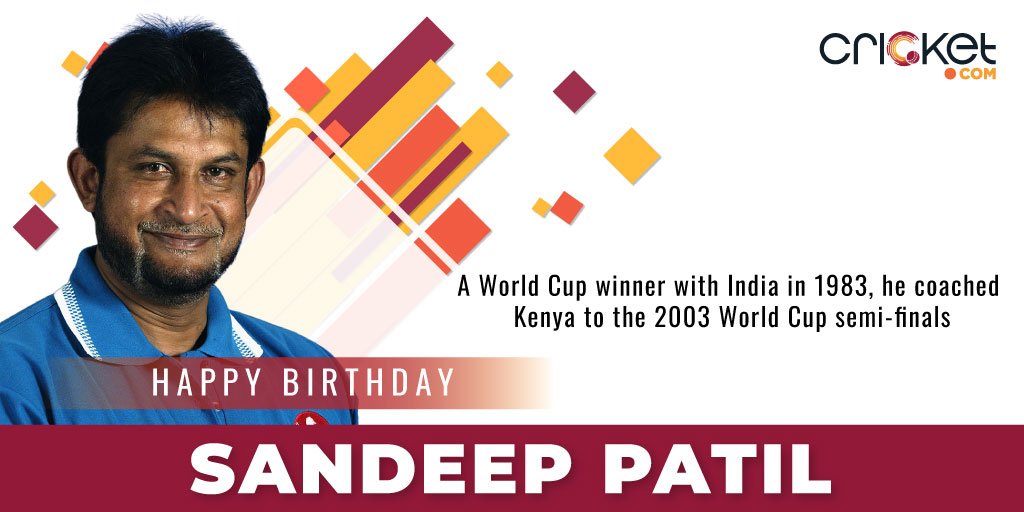 An all-round cricketer who wears many hats in his post-playing career. Happy Birthday, Sandeep Patil! 
