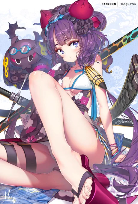 水着北斎ちゃん~💕 