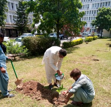 appcsocialmedia's tweet image. #FederalMinister for #PlanningDevelopment and #Reform #MakhdumKhusroBakhtyar initiated #plantation drive by planting a #tree today under the PM’s initiative 

#APPNews #PlantforPakistan #Plant4Pakistan 🌴🌲🌳🌱🇵🇰
#10BillionTreeTsunami #CleanandGreenPAKISTAN