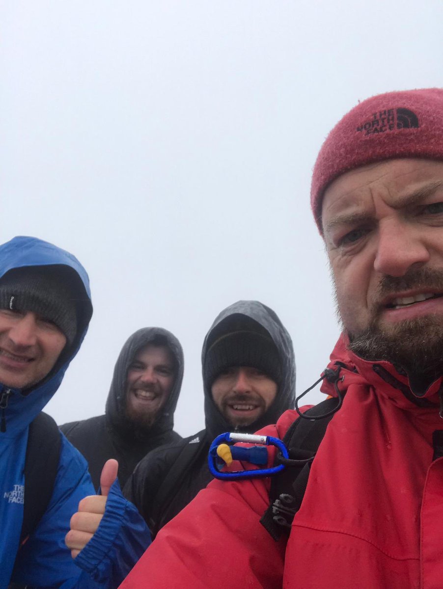 TKili2020's tweet photo. Hello from the summit. What an awful day. We’re heading straight back down.
#TrainingforKili #TeamKili2020 #AmountainToClimb https://t.co/e8ovyGDYZA