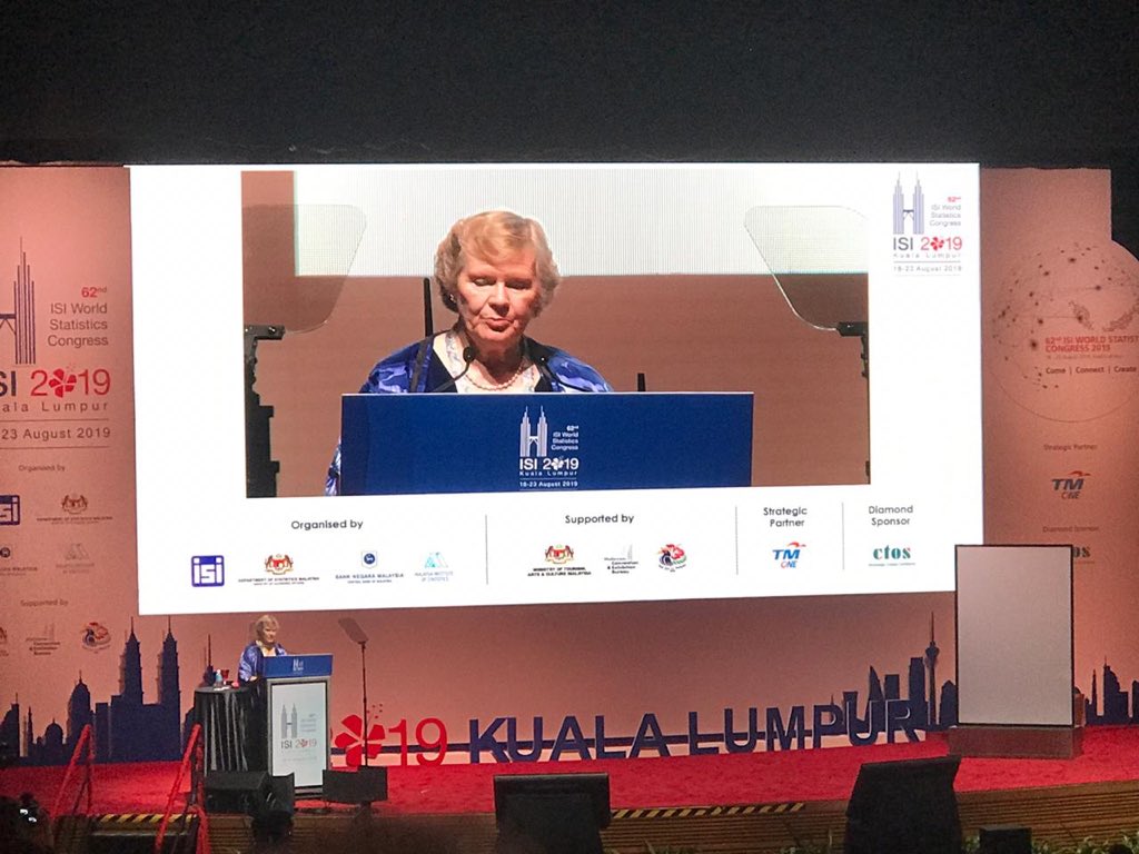 ShaidaBadiee's tweet photo. Opening session @isiwsc2019 with the PM of Malaysia and the president of @IntStat. The PM committed to Malaysia aiming to meet SDGs with special focus on youth and women equality and concerns considered. https://t.co/rP5A3wnhFi