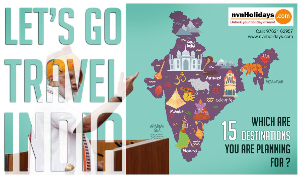 vaibhav4nation's tweet image. Lets move ahead to generate more employment and opportunities for people of our country. Visit nvnholidays.com for more details.
#ModiNationalAddress #Tourism #tourismfor2022 #holidays2019