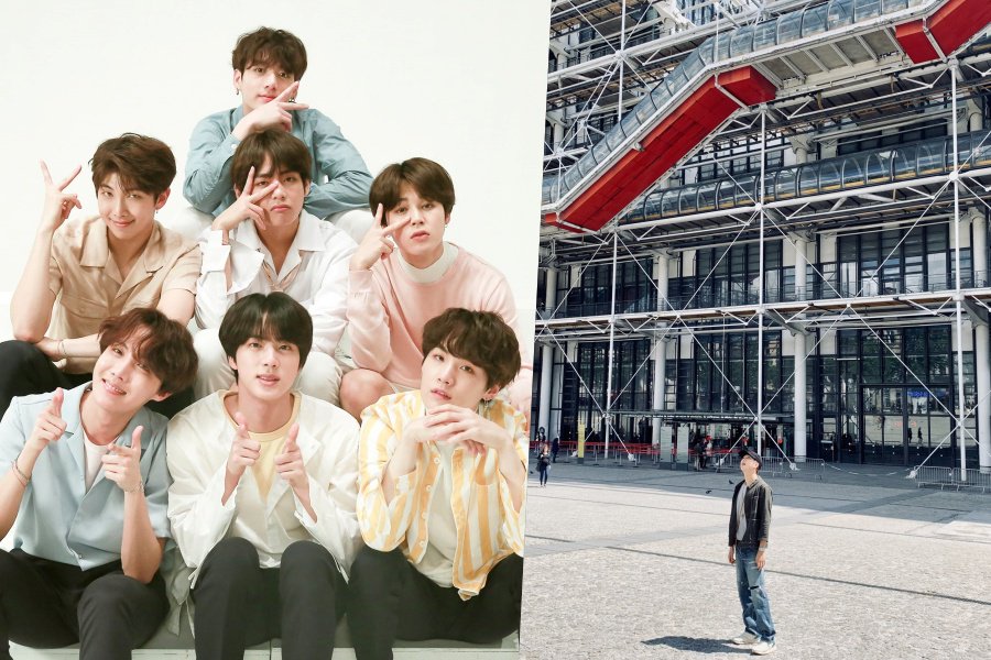 soompi's tweet photo. #BTS Reportedly Receives Collaboration Offer From Centre Pompidou In France
https://t.co/U9niyEt0jr https://t.co/sYgKMBW2In