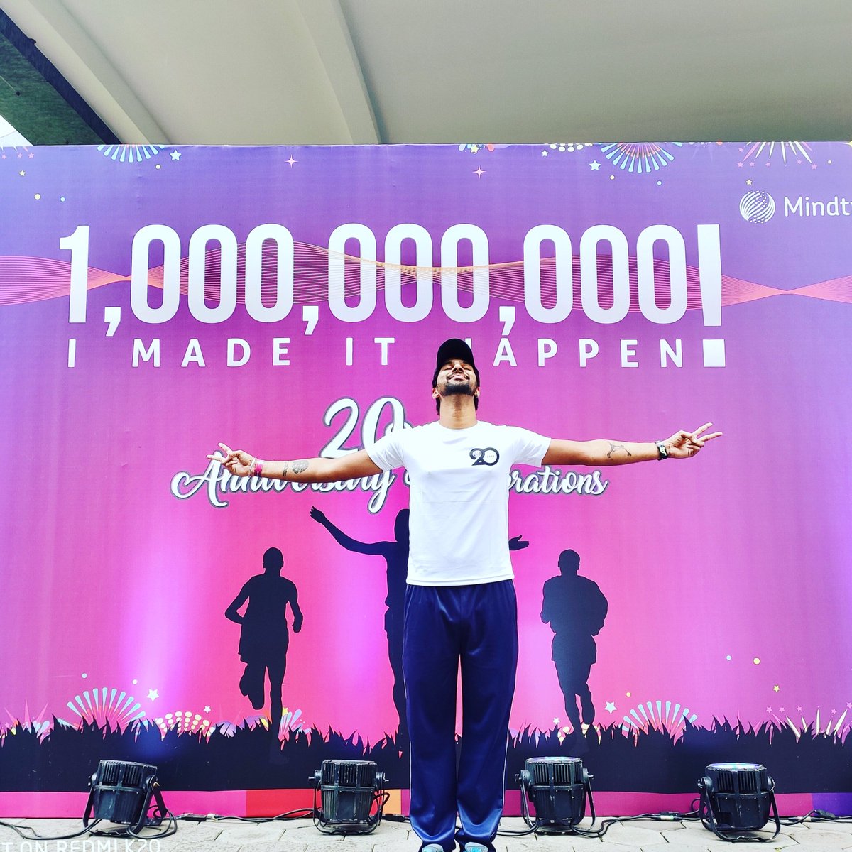 Mohanraj_Thevar's tweet photo. It's a big celebration out here in MTW 🎉🎊....

So far 17.5 KMS crossed. Let's contribute more 🏃‍♂️🤟

#mindtree20 https://t.co/nbHymXw79J