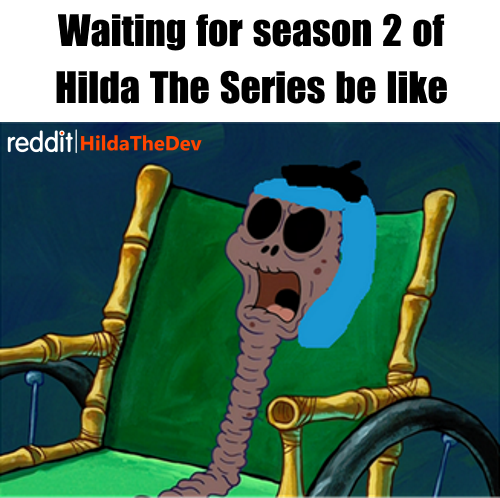 HildaTheDev's tweet photo. My first meme for my first day on Twitter 🙂
#Hilda #HildaTheSeries #MEMES https://t.co/h42wj9c1df
