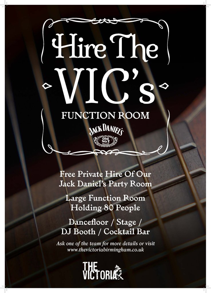 👋Looking for a function room? ⠀
⠀
Find out more >bit.ly/2UL5mn3⠀

#TheVictoria #Independent #Local #MadeInBirmingham #Brummie #Functionroom #PrivateHire #RoomtoHire