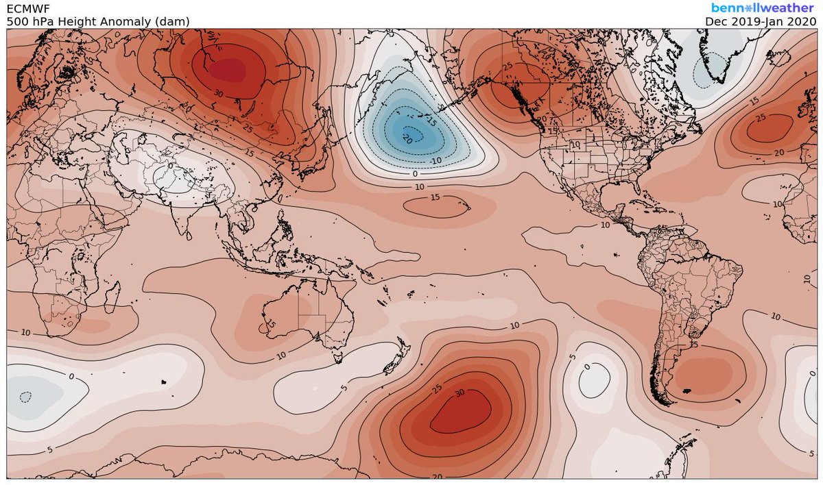BenNollWeather's tweet photo. Winter 2019-20 from 4️⃣ different climate models 👀

Common features: ridge in NW North America, trough in north Pacific, ridge in eastern Atlantic, ridge in Russia.

☑️ My maps are free to share or use in your client reports! https://t.co/LFPMiykGKq