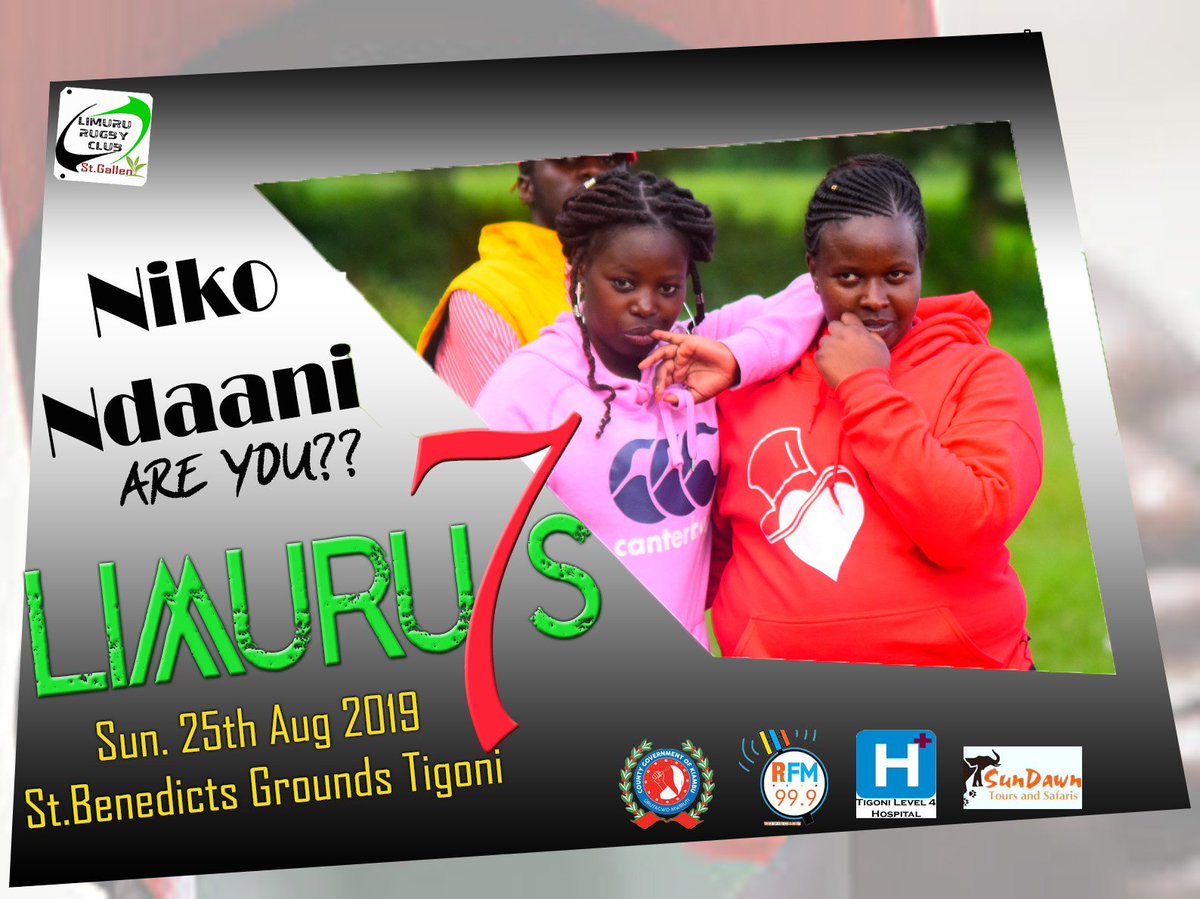 LimuruR's tweet image. Confirmed attendance

#Limuru7s
#TwendeLimuru 
#rugby
#10over10