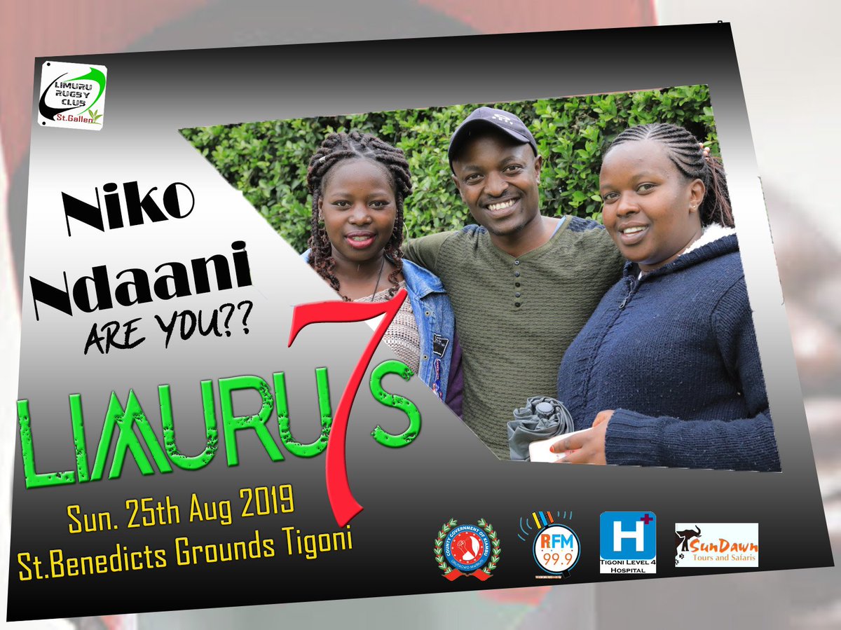 LimuruR's tweet image. Confirmed attendance

#Limuru7s
#TwendeLimuru 
#rugby
#10over10
