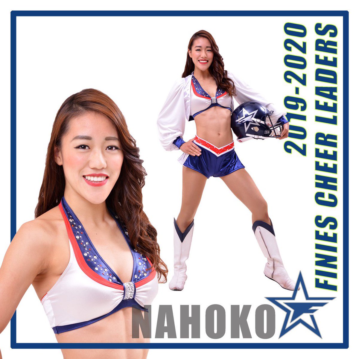 🏈2019 メンバー紹介②🏈
本日は姉妹の2人です✨
学生時代から妹の試合を見ていたお姉さんもチアを始めたとか、、、
そんな2人にご注目ください💕
.
☆YURIKO
『クールな大人の雰囲気と笑顔溢れるパフォーマンスをお楽しみ下さい！』
.
☆NAHOKO
『メリハリのあるダンスで観客とスタンドを繋げます！』