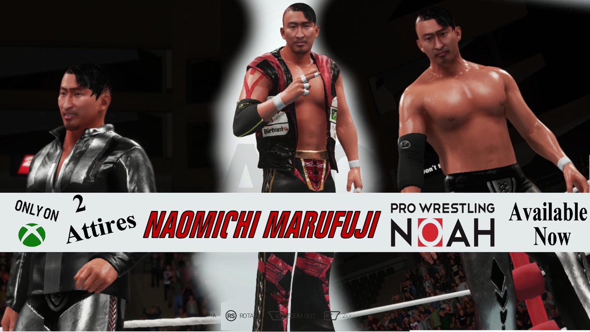 The Genius of Noah is finally on Xbox
Naomichi Marufuji is Uploaded
Big thanks to HHC for help with the face and the silver attire
Make sure to check out his classic NOAH caws
#WWE2K19 #noah_ghc #Givecawcreatorsachance