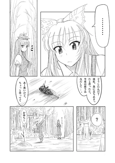 今日玄関でセミファイナルの洗礼を受けた。
昔の絵 #妹紅 #慧音 