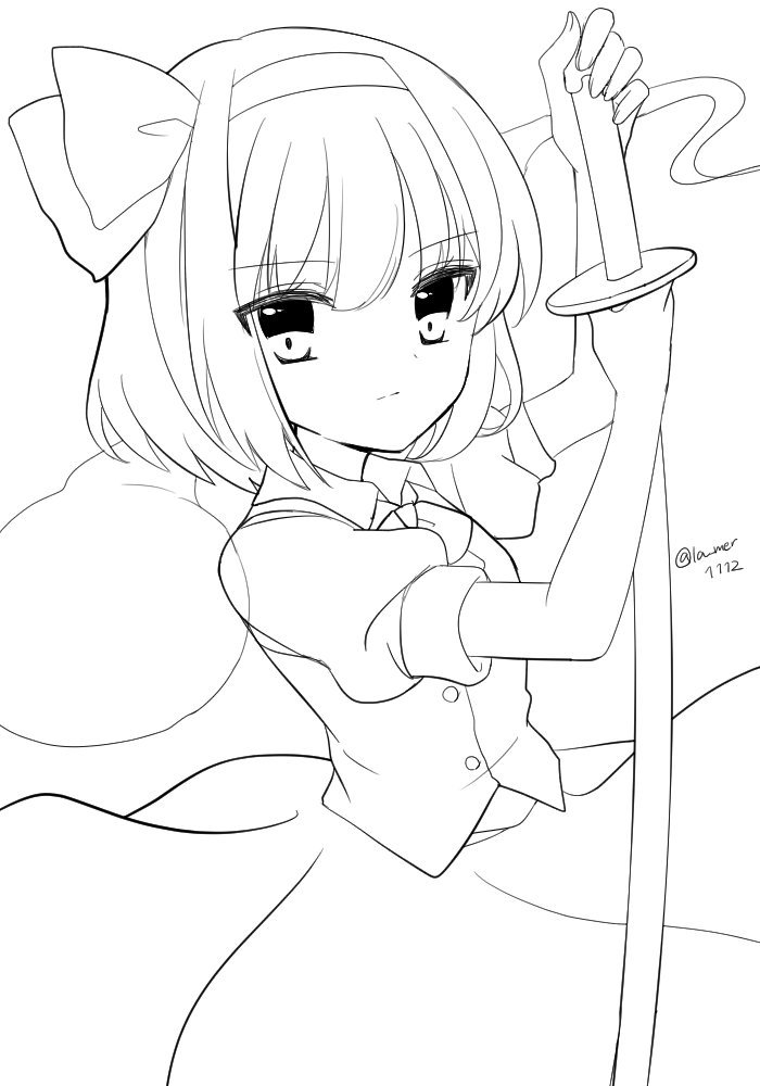 Itsti: 東方 塗り絵 咲夜