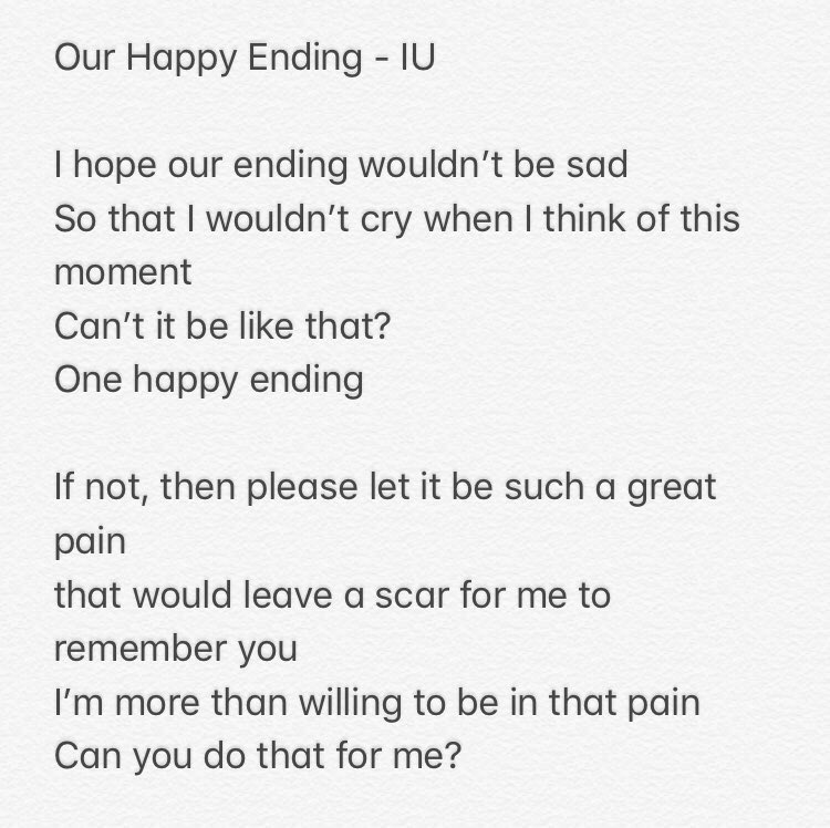 Team On Twitter Update 190826 Op A Member Of Loveu Who Sent A Support Food Truck To The Set Of Hotel Del Luna Shared That The English Lyrics Part Of The