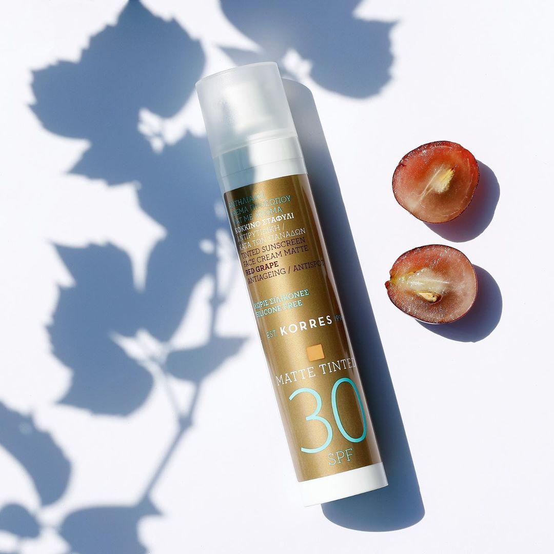 korres tinted sunscreen