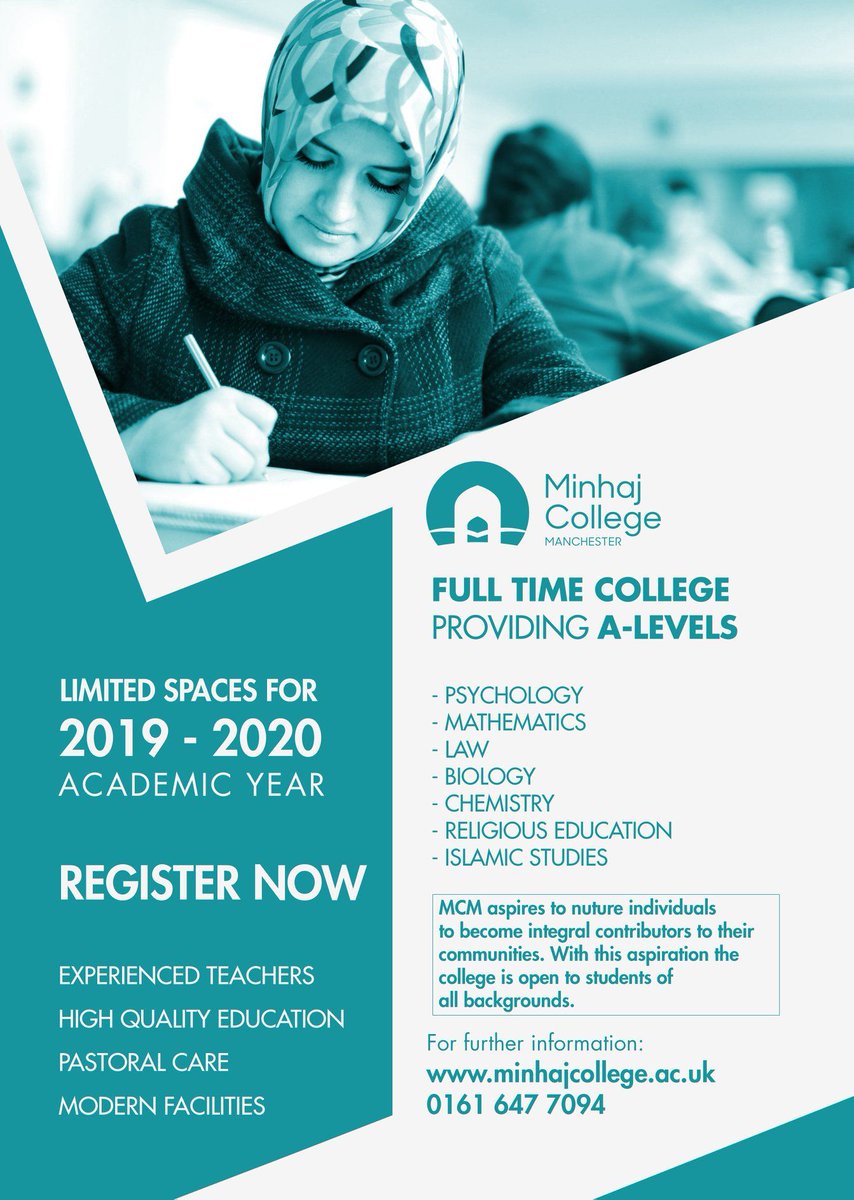 We are still recruiting for students on courses starting from September 2019. For further information buff.ly/2MnQWWn
Chat to us live on buff.ly/2MlzUs5