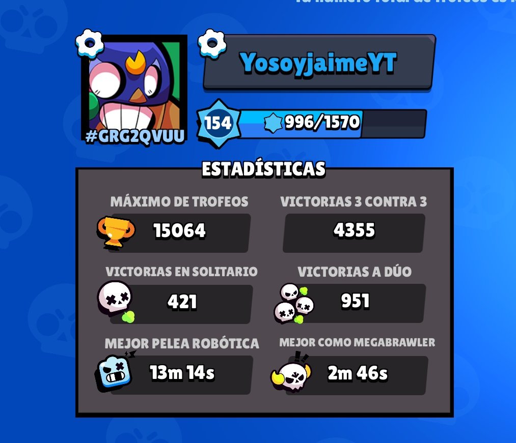 Busco equipo de Brawl Stars (no clan) 
•🇪🇸
•16 años
•Serio y comprometido
•Actualmente en +15k copas
Interesados MD 
Se agradece difusión 🔁
<a href="/BrawleSportsGG/">BrawlStars eSports™</a> <a href="/AyudaJugador/">Ayuda Jugador</a>