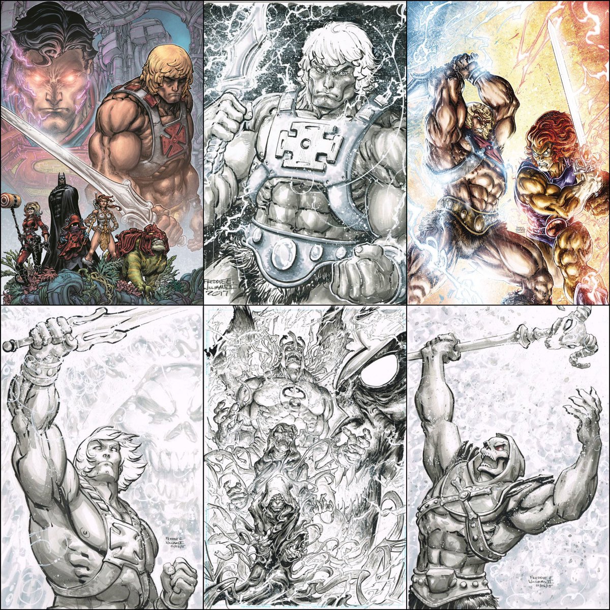 Keekers41's tweet photo. Getting ready to kick off Day 2 of @thepowercon 🙌🏻 You can find @freddieart at Table 304, stop by, say Hi & grab some signatures. Hope to see you there! #IHaveThePower #Heman #MOTU #Thundercats #Injustice #Batman #TMNT #PowerCon #ByThePowerOfGrayskull #LinoO https://t.co/arWHnRbGEr