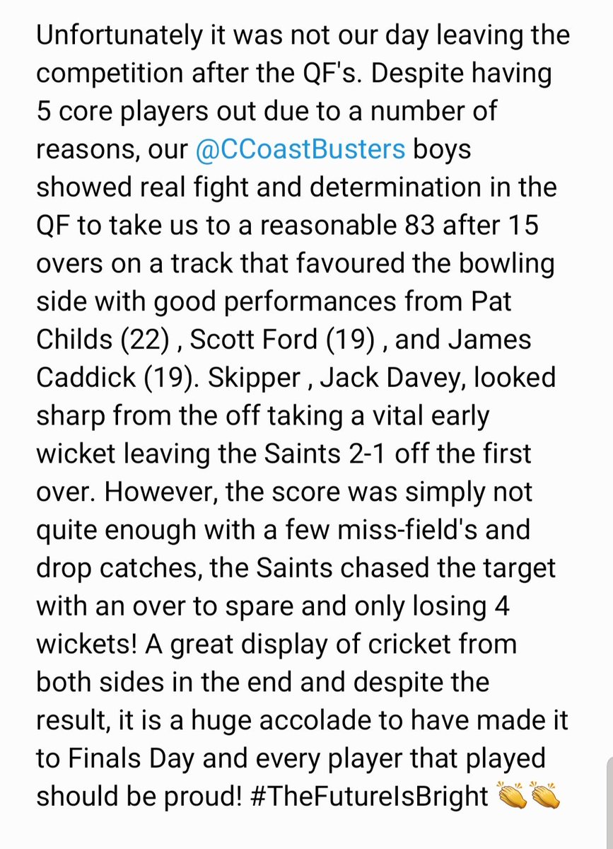 Clevedon U19T20 tweet media