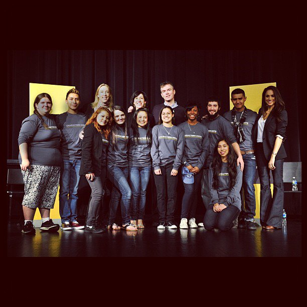 Meghan was a “down-to-earth” TV actress when she visited Berea High School in 2012.