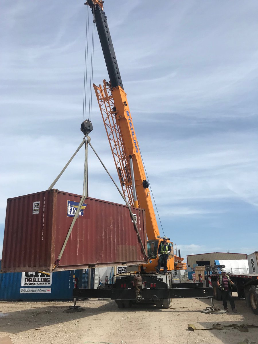 Loading up and heading out.