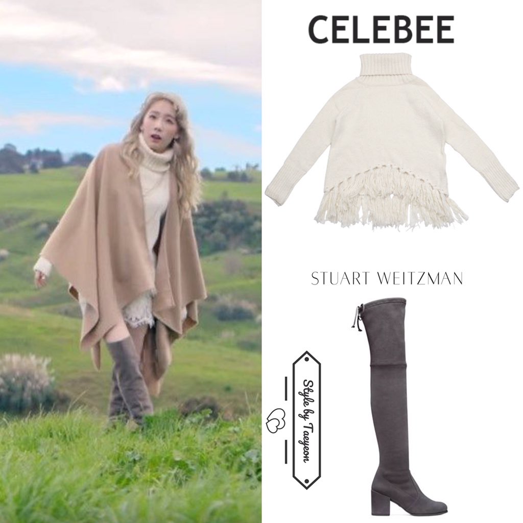 20151005 - ’I (feat. Verbal Jint) MV🏷 CELEBEEFringe SweaterSold Out🏷 STUART WEITZMANTieland Boot$798#TAEYEON #KIMTAEYEON #김태연 #태연 #GIRLSGENERATION #SNSD #소녀시대 #テヨン #少女時代