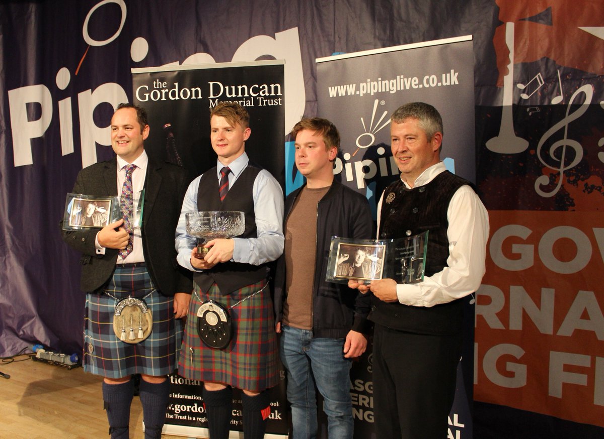 Congratulations to Bradley Parker, overall winner of today's <a href="/GordonDuncanMT/">Gordon Duncan MT</a> Competition! #PipingLive