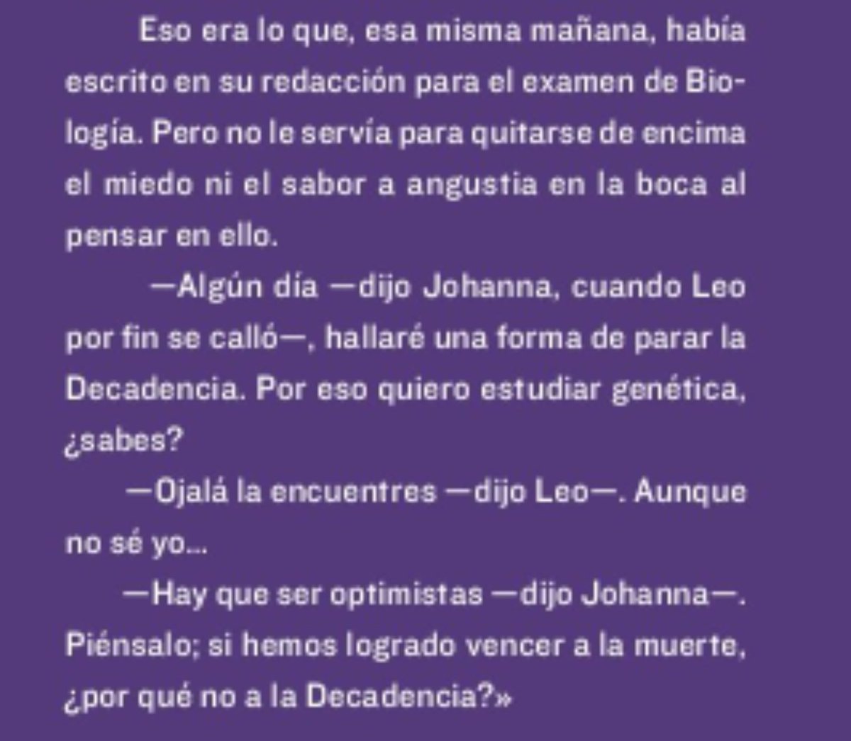 FuturasLecturas's tweet photo. Lo siento pero tanto "dijo" a mi me quita las ganas de leer este libro. https://t.co/gWuJ074yX2