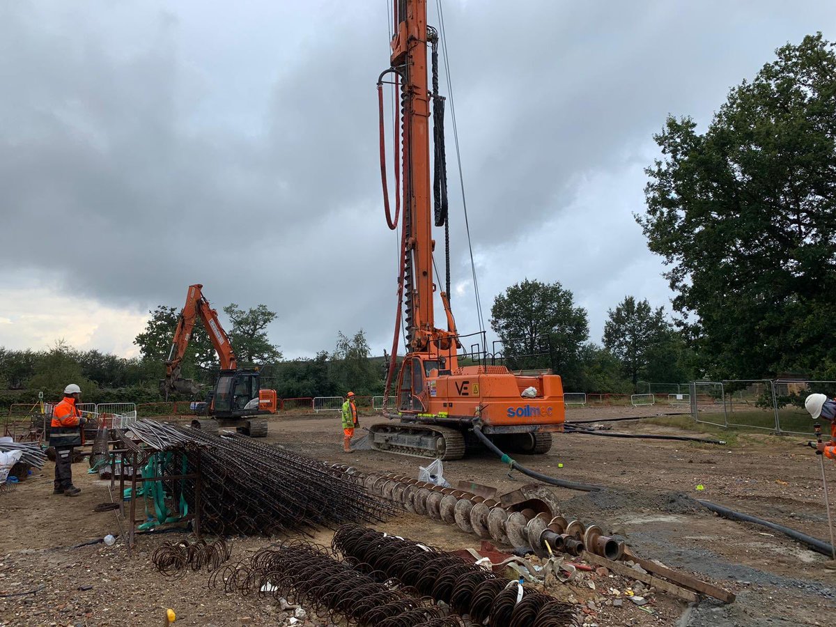 DevineGroup_UK's tweet photo. Piling started this week at our #forgewood development with @PersimmonHomes #TeamJD #groundworks https://t.co/yxAVyQMlce