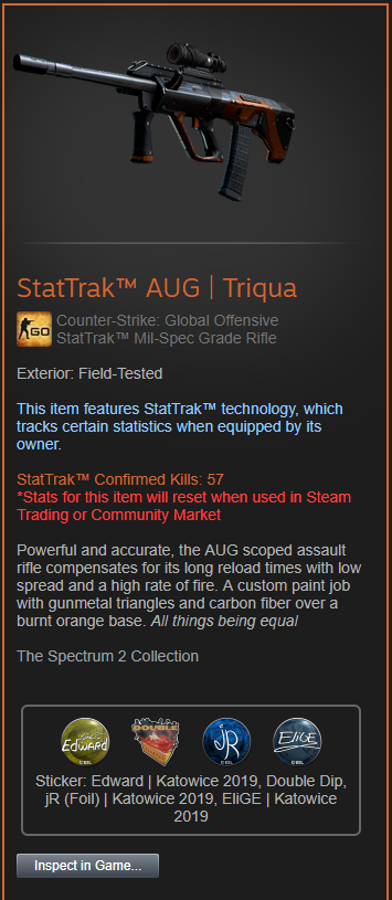 Community_E7's tweet image. Avez-vous remplis vos pick&apos;em pour les starladder du major Berlin 2019 ?
Nous serions intéressé de voir vos paris 😉
Nous tirerons au sort une personne avec un pronostique gagnant et qui nous follow pour gagner cette StatTrak™ AUG | Triqua (FT) dès la fin des matchs.