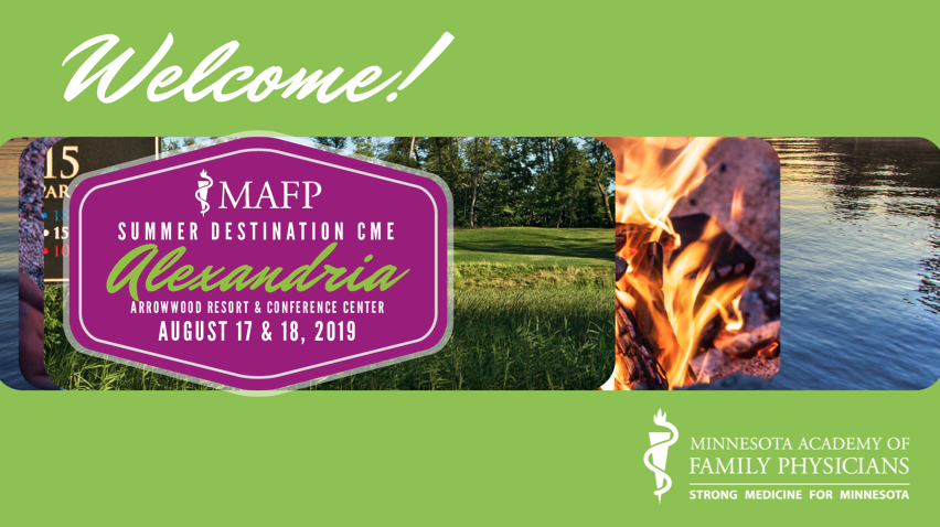 MNFamilyDocs's tweet photo. Welcome to Day 2 of our Destination CME. Use #MAFPAlex to share your learnings & follow the conversation. Download our app for session handouts & meeting info. Search for "MAFP Conference Guide" & select "Destination CME 2019" OR view app contents at https://t.co/dbStNvXCyC. https://t.co/clwnCuFuD9