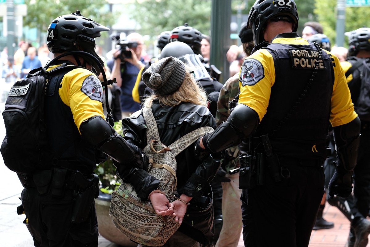 13 AntiFA terrorists arrested in Portland during so called 'peaceful protests'