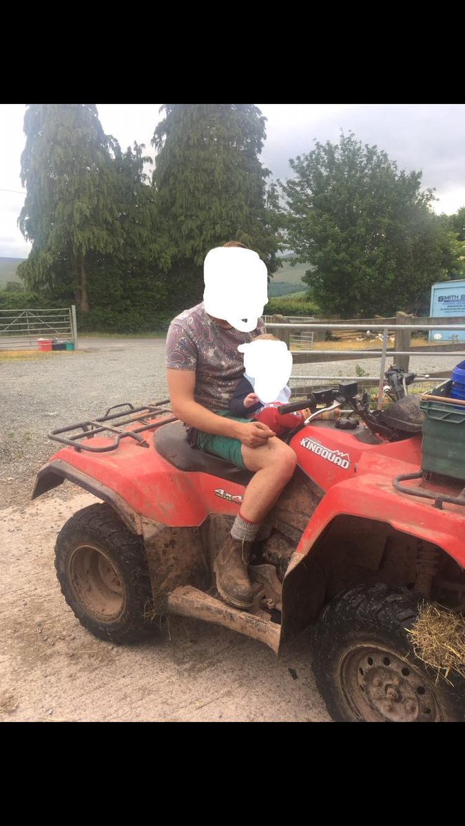 STOLEN Suzuki Kingquad Last night from neighbouring tenant farming family with two small children. Please share as wide as possible. The family do not deserve this. #FindtheCantrefQuad #ruralcrime #theft