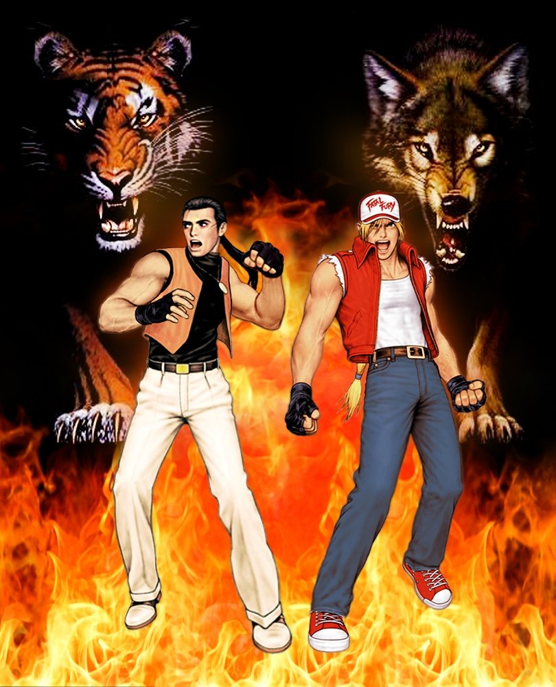 AdeAdhitya's tweet photo. Terry Bogard - the Legendary wolf and Robert Garcia - the Mightiest Tiger ... king of fighters KOF @snkasia @fighters_gen
#terrybogard #robertgarcia #snkneogeo #kof #kingoffighters #artoffighting #fatalfury #snk #neogeo #japan
#game #snkasia #terrybogardkof #robertgarciakof https://t.co/92PPZLPd4E
