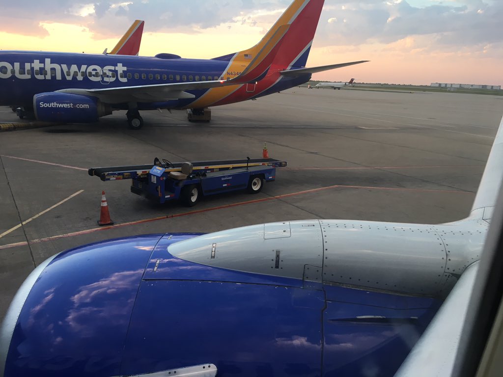 On <a href="/SouthwestAir/">Southwest Airlines</a> on my way to <a href="/PhotoshopWorld_/">Photoshop World: A KelbyOne Conference</a> it’s going to be a great week.  See you soon <a href="/MoosePeterson/">Moose Peterson</a> <a href="/ScottKelby/">Scott Kelby</a>