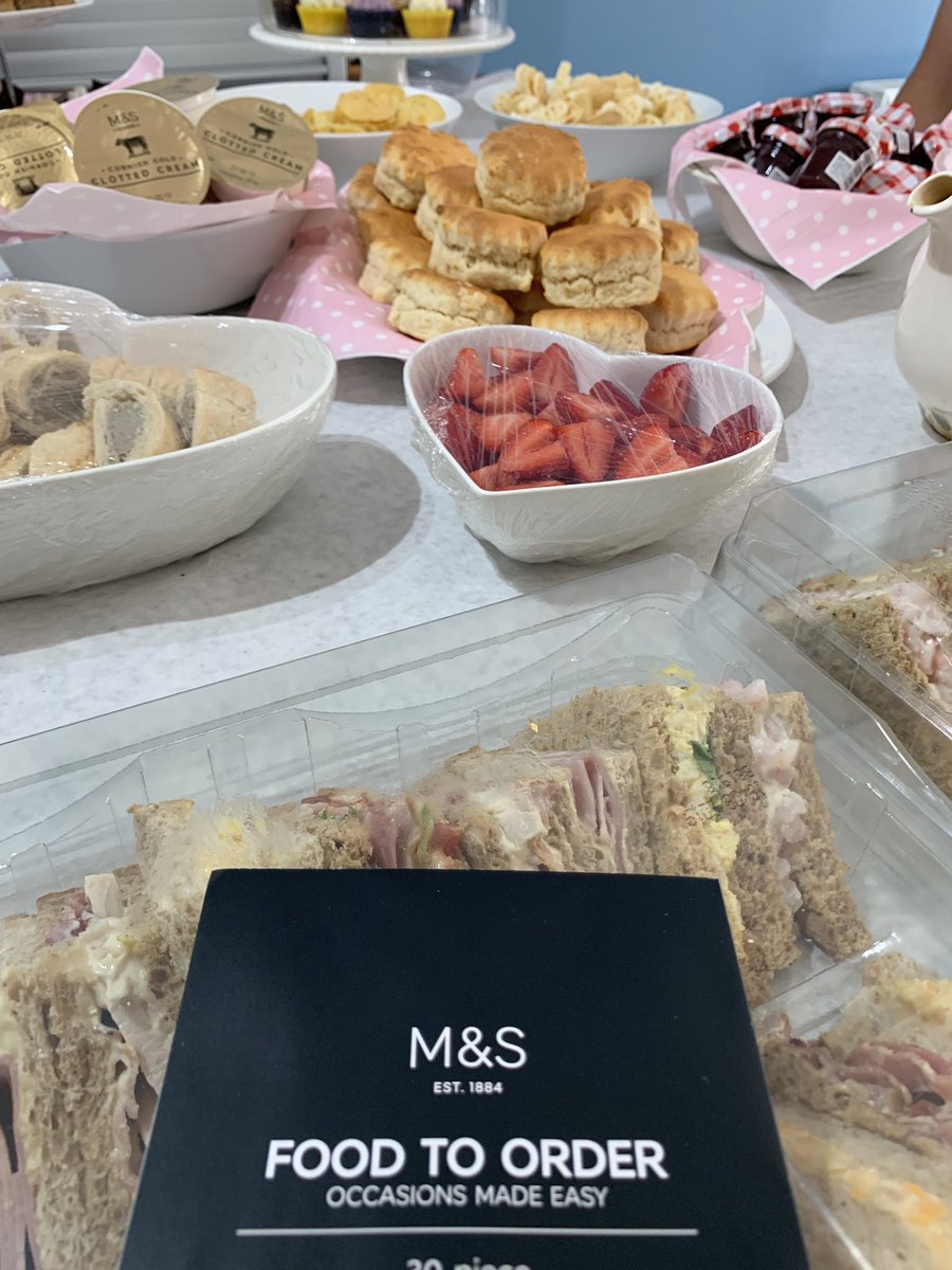 JackLDJ's tweet image. It’s not just ANY afternoon tea. This is extra special deliciousness for @AndieLouJones 60th Birthday @marksandspencer