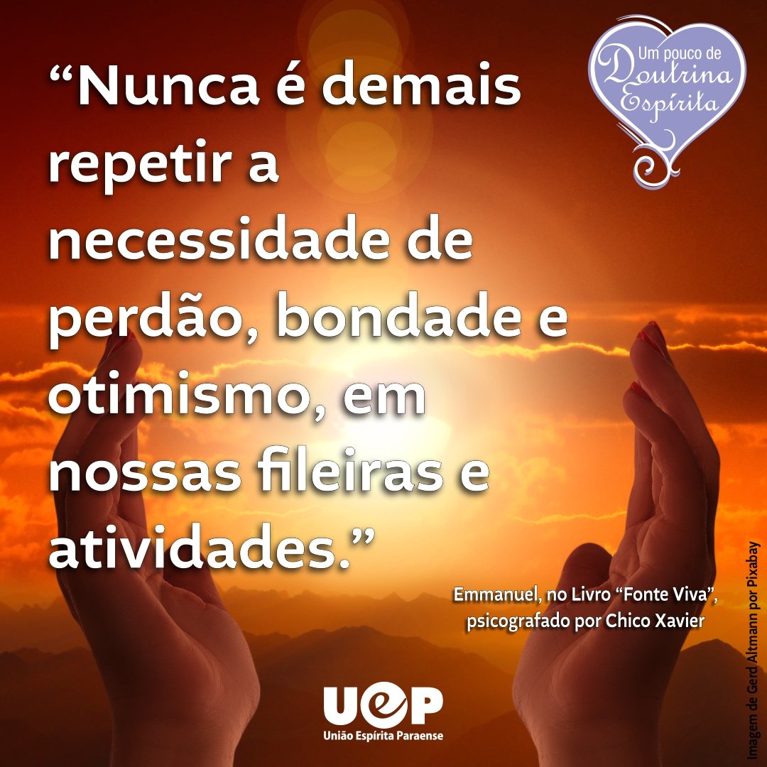 تويتر \ União Espírita Paraense على تويتر: تويتر \ União Espírita Paraense على تويتر: