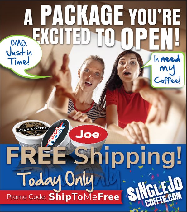 SingleJoCoffee's tweet photo. Do you love your Package? ☕
Get one you’re excited to open! FREE Shipping! Today Only | Promo Code: ShipToMeFree | #coffee #freeshipping #coffee #coffeetime #coffeelover #coffeeaddict #coffeedeal 
https://t.co/inlM9Zfory https://t.co/51qGg9ik1U