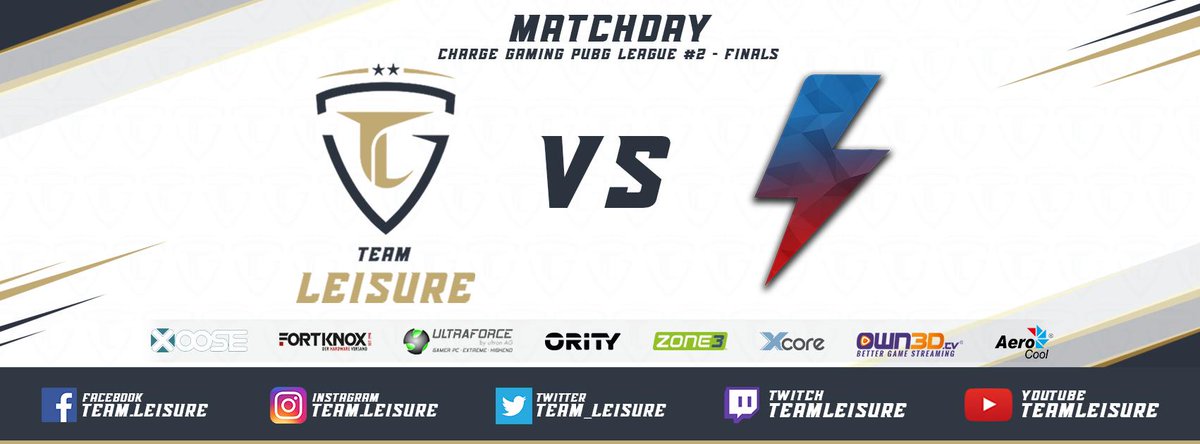 Team_LEISURE's tweet photo. Heute um 15:00 Uhr steht die zweite Hälfte der @CGChargeGaming #PUBG League-Finals an.

🎥 https://t.co/7R8JIiAQLR (German)
🎥 https://t.co/JUqwXJzX4y (English)

#leisure #CGPL 

@wwwultraforcede @AerocoolGlobal @xcoreserver @own3D @XOOSEtweet ZONE3 https://t.co/42lMylsAio https://t.co/5JPLYYWDUy