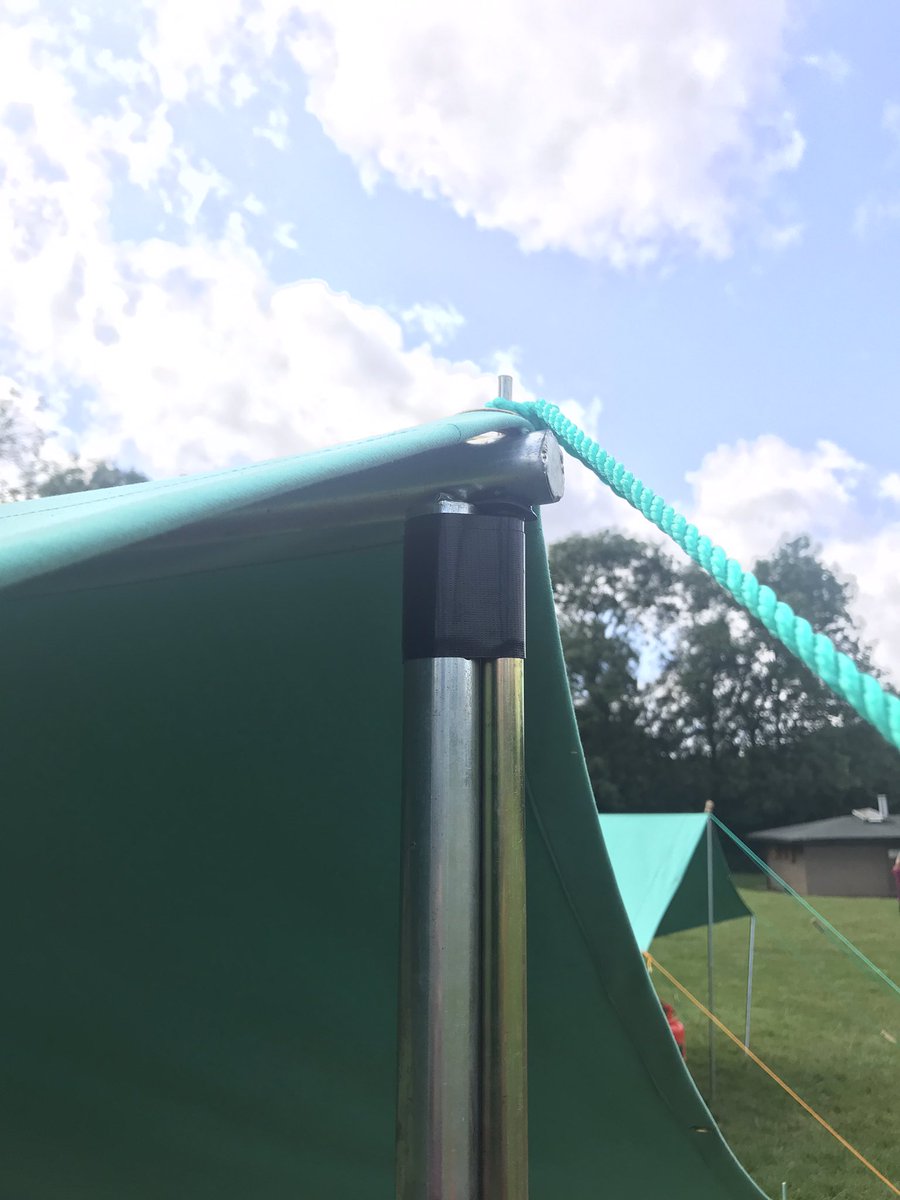 When your pole breaks on scout camp, break out the duct tape!  Improvise, Adapt &amp; Overcome! #2ndAldershot #scoutingproblems <a href="/BearGrylls/">Bear Grylls OBE</a> <a href="/2ndaldsg/">2nd Aldershot Scouts</a> <a href="/bvdscouts/">BV District Scouts</a>