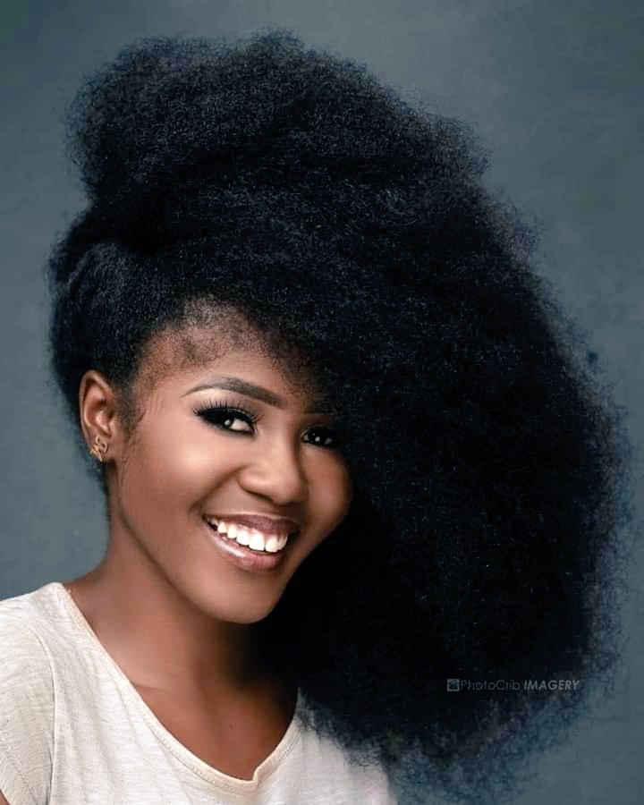 MOAdanu's tweet photo. Her name is Maryam Aleena Uthman, a final year student of Kogi State University. Please help give Maryam an opportunity to become a natural hair products ambassador by helping to retweet this. Thanks https://t.co/G1ECryEagb