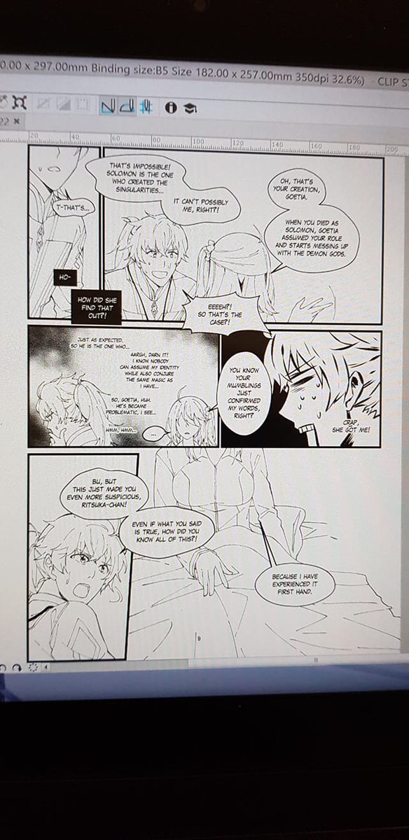 This is one of three reasons I rarely post any doodle/drawings. Will be published at @comifuro  this September. Stay tune! #FGO #FateGO 