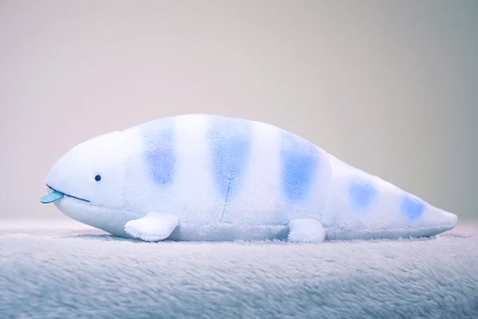 アオジタトカゲぬいぐるみ
試作1号できました? 
#アオジタトカゲ 