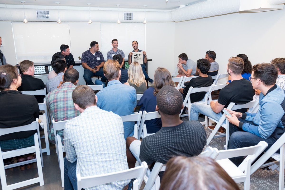 Peoplethatcare_'s tweet photo. As a "1day/1project" we cared about the gentrification in #SanFrancisco . It was a great opportunity to present the #SFneedsremoteworkers at @remoteafterwork  think-tank #meetup  where different topics were discussed by #remotework leaders. Find our more: https://t.co/yMbemdo3bK https://t.co/7EI1GXWWCy