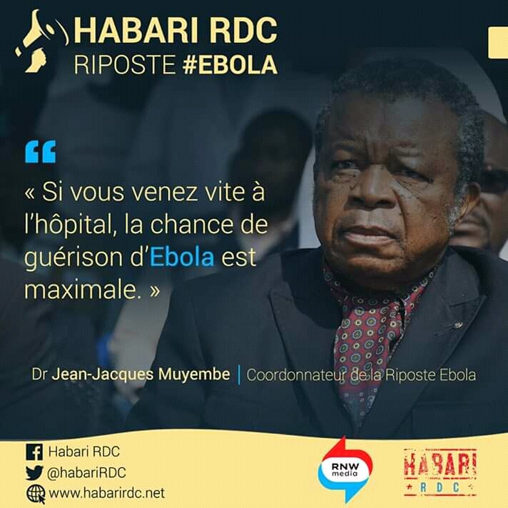 lebonkasamira's tweet photo. #Ebola n'est pas une fatalité.
Signalez toute personne pouvant présenter des symptômes et encouragez la à se rendre dans d'un centre de traitement le plus proche pour plus des chances de guérison.
@habariRDC @RNW @CheckCongo
#StopEbola #FactCheckEbola https://t.co/2yxs3ny5jE