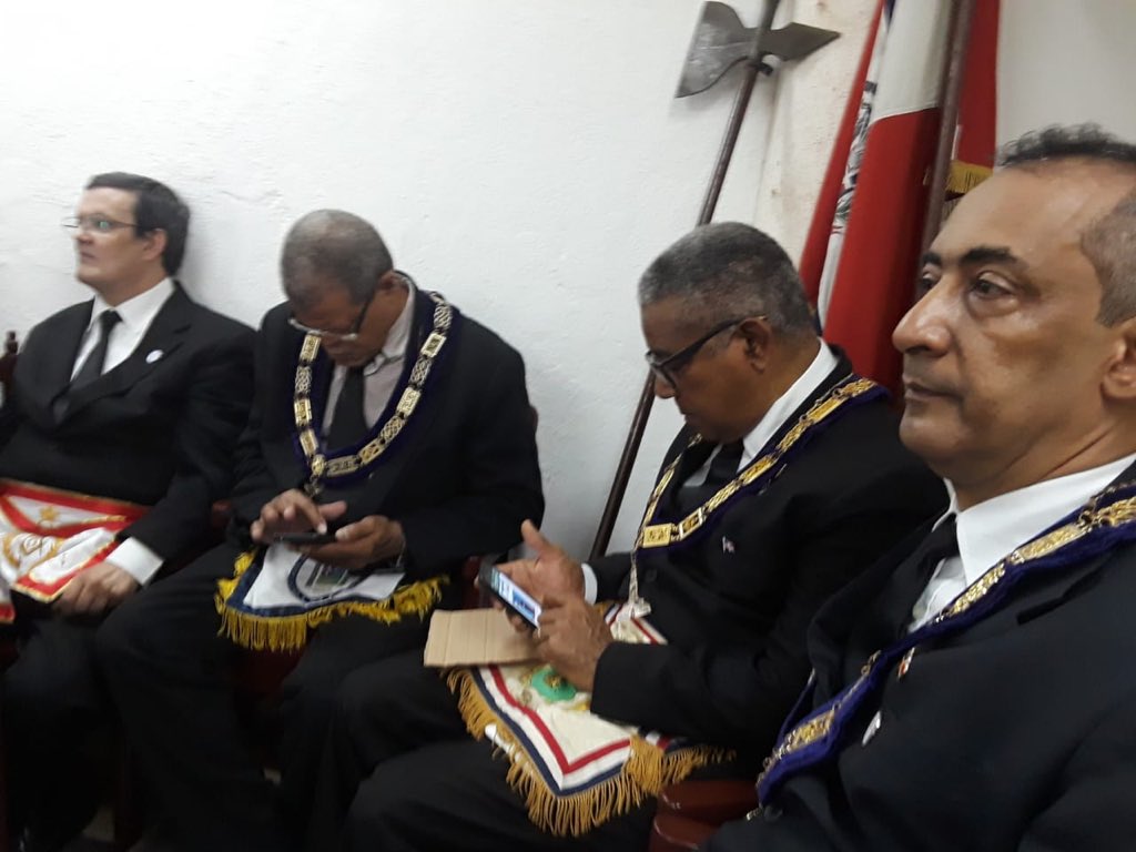 glrepdom's tweet photo. La Benemérita y Respetable Logia Libertad No.20 celebra su Tenida Solemne de Aniversario 128 con la participación del Diputado Gran Maestro Cesar Duran en calidad de Gran Maestro por decreto y los miembros del Gran Consejo, así como diferentes logias del Oriente Nacional. https://t.co/JA3hV0bjik