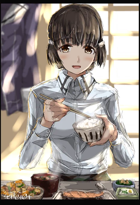 昨日の羽黒で妙高姉妹全員描いたんやな～って 
#艦これ 