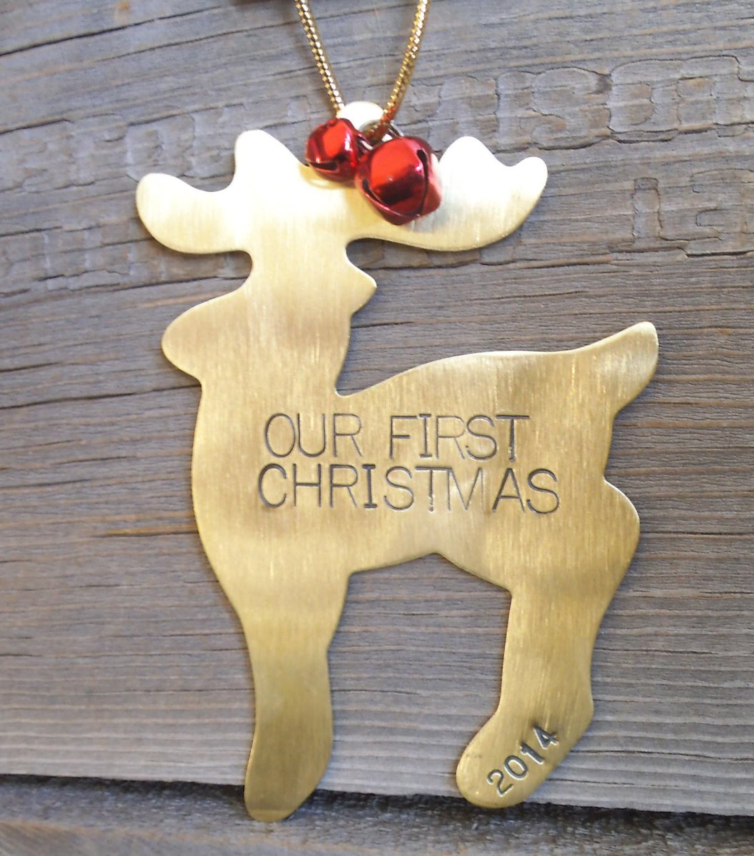 Personalized Ornament Personalize Christmas Ornaments Our First Christmas 1st Christmas Together Mr and Mrs Ornament First Year Husband Wife http://tuppu.net/f3872558 #Shopify #CandTCustomLures #Housewares
