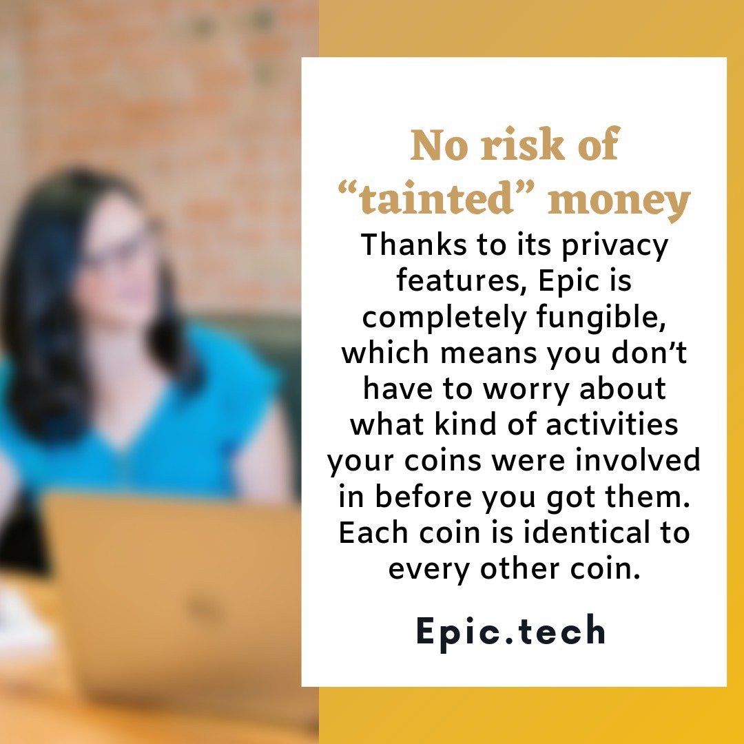 EpicCashTech's tweet photo. Epic Cash is Completely Fungible.

$EPIC #EpicCash #Crypto #CryptoCurrency #Privacy
Learn More--> https://t.co/72mFQFBQgH https://t.co/766thynh4c